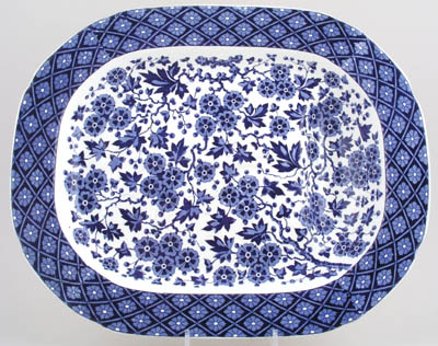 Meat Dish or Platter with tree and well c1885